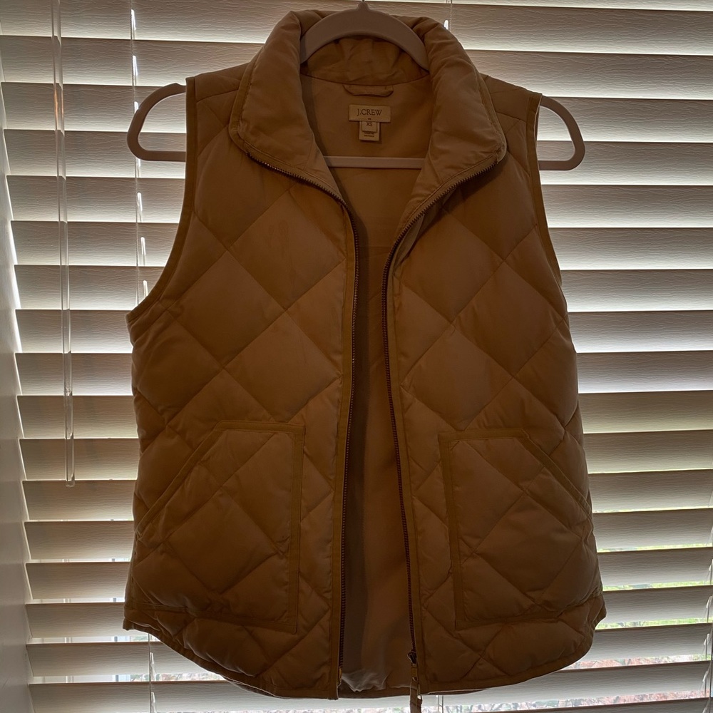 J. Crew quilted puffer vest